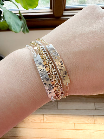 Personalized Bar Bracelet