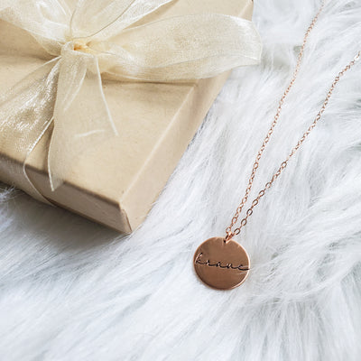 Words By Heart:Personalized Inspirational Single Word, 3/4" Disc:Asheville, NC