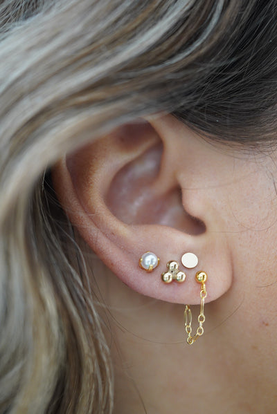 Lacy Draped Chain Earrings